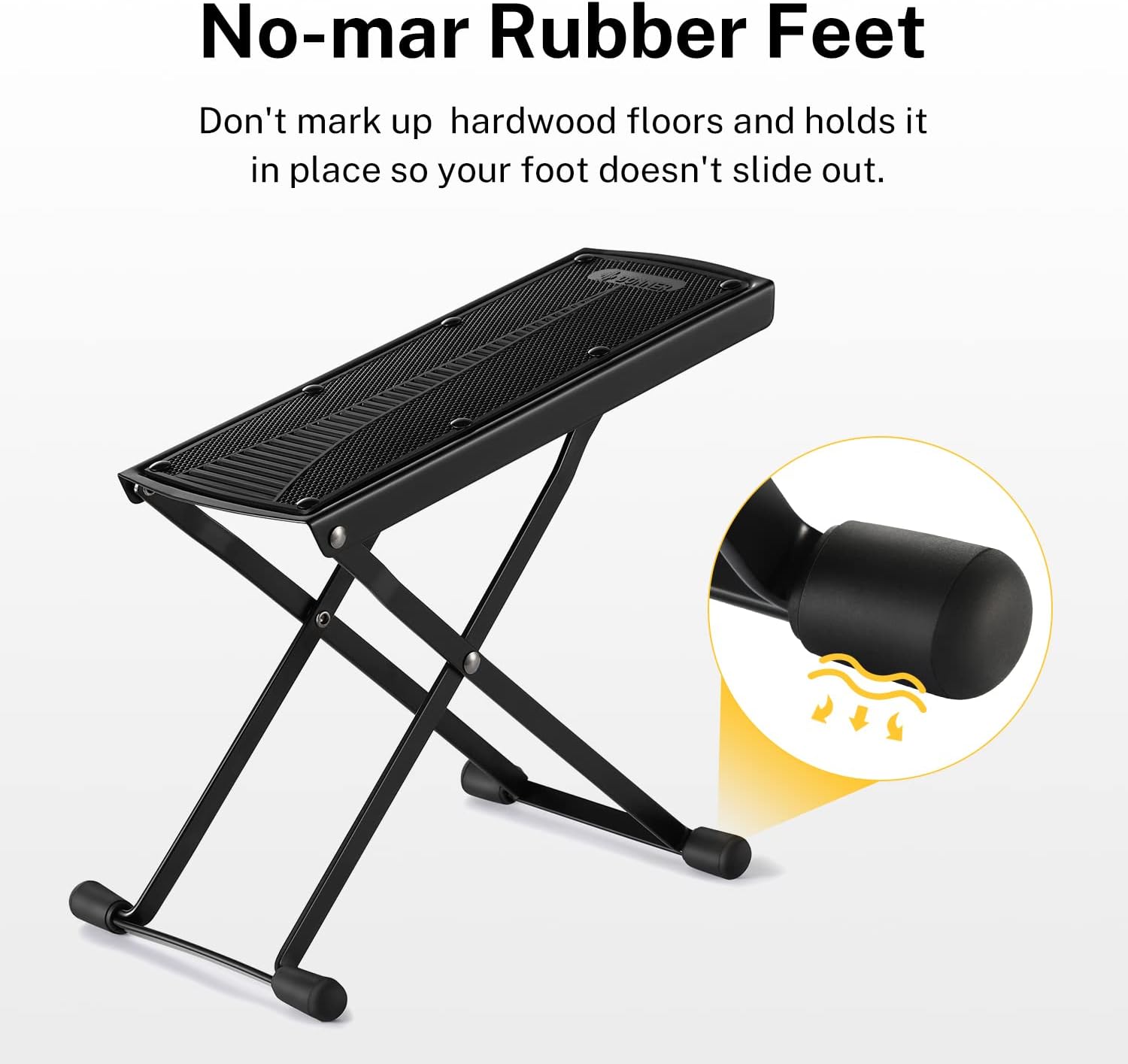 Donner Acoustic Guitar for Beginner-Guitar Foot Stool