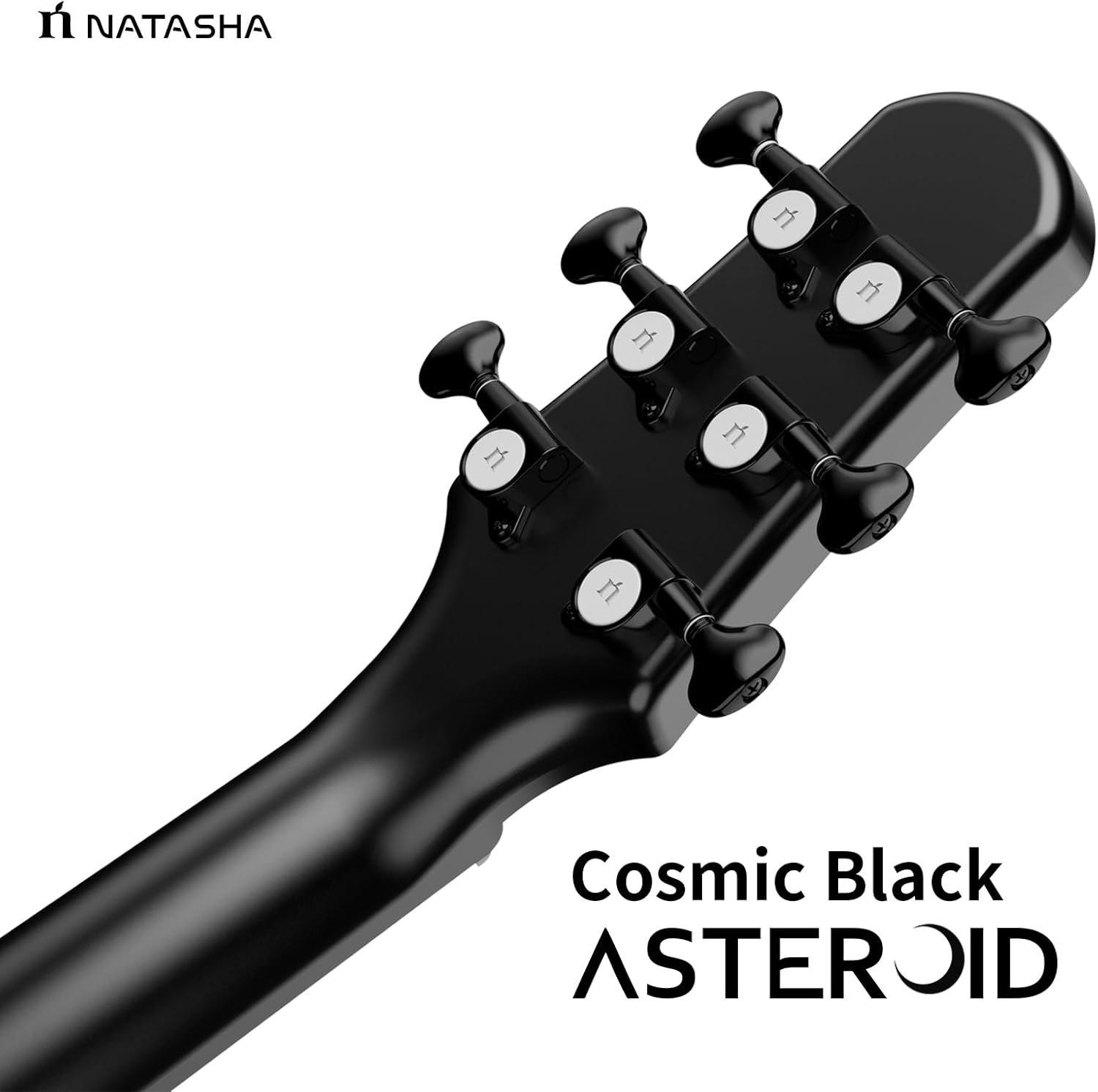 Natasha Carbon Fiber Acoustic Guitar, Cosmic Black