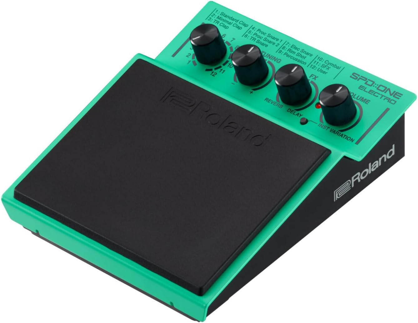 Roland SPD-1E Percussion Electronic Drum Pad, Electro, Green