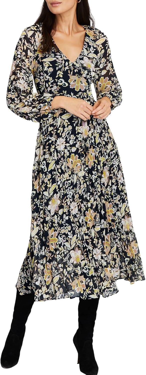 Club Monaco Women's Midi Printed Dress