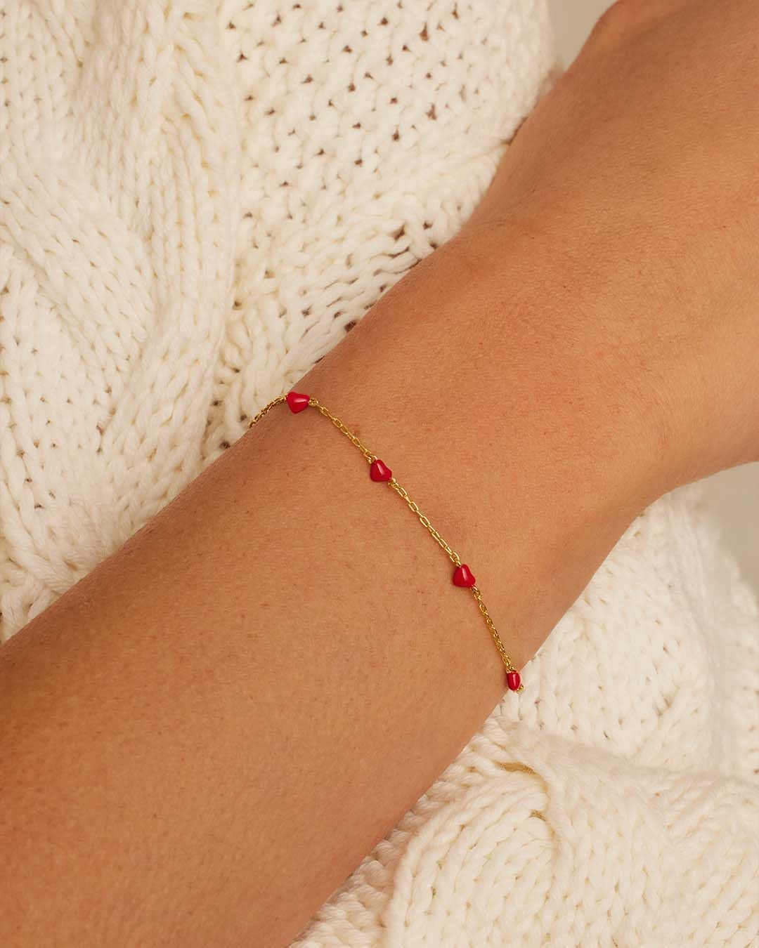 gorjana - Amour Bracelet Red 6 1/2