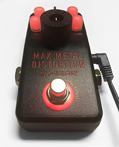 Max Metal High Gain Distortion Pedal with Full Range EQ for Metal & Thrash Guitar