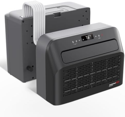 FOGATTI Windows air conditioner for RV, 6500 BTU Cools, Ideal for 120Sq.ft Small Rooms, 4-in-1 Remote Control Window AC Unit Fast Cooling, included Window Installation Kits