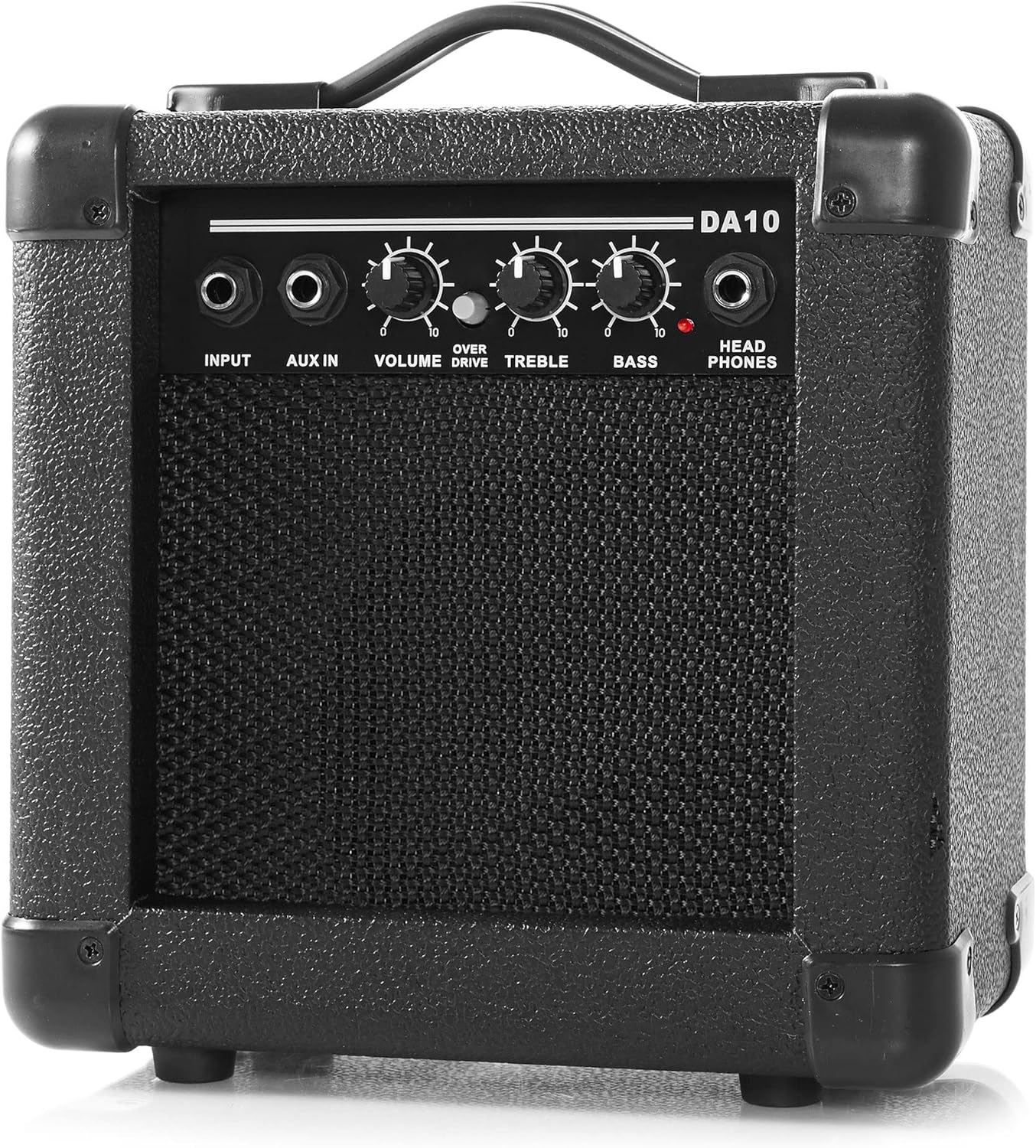 Ashthorpe Full-Size Thinline Cutaway Acoustic Electric Guitar Package with 10 Watt Amp - Brown