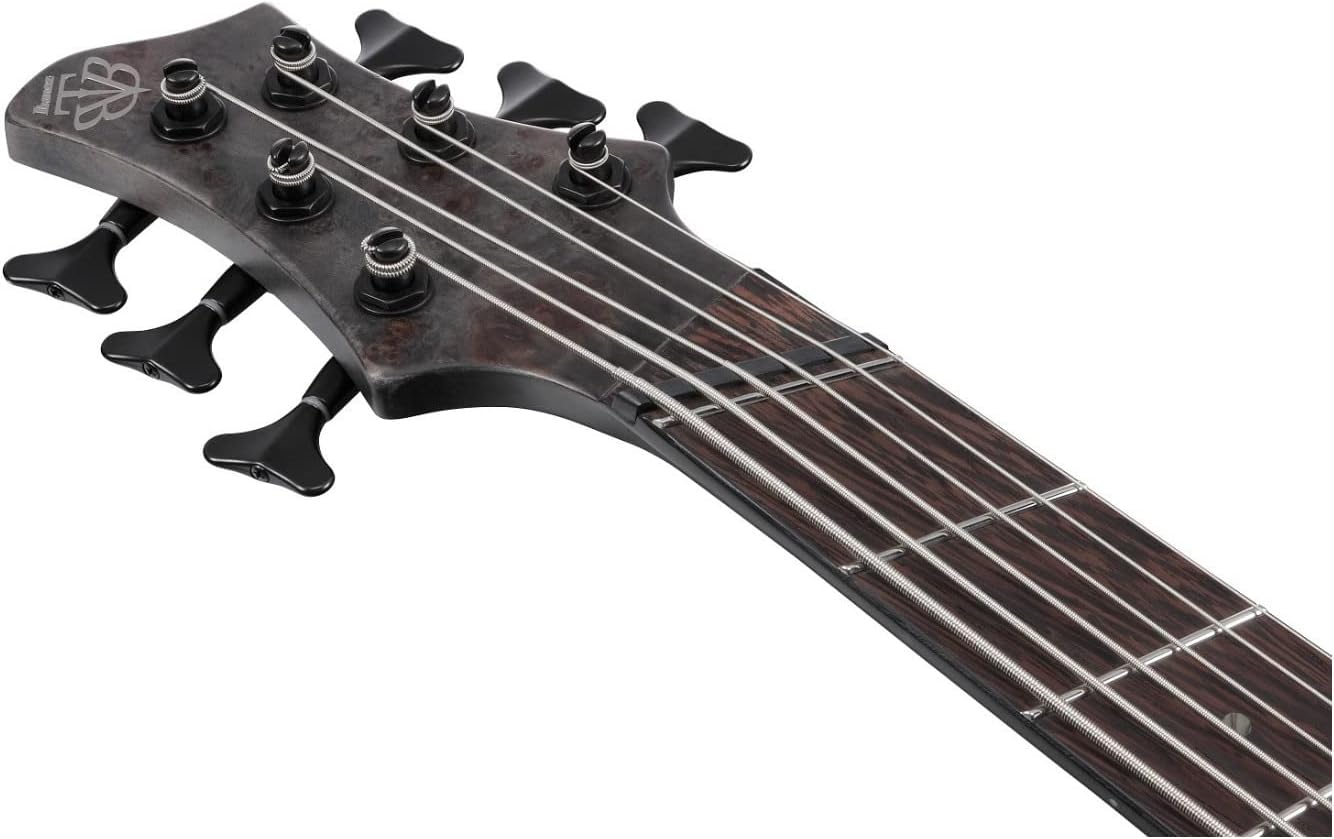 Ibanez Bass Workshop BTB806MS Multi-scale 6-string Bass Guitar - Transparent Gray Flat