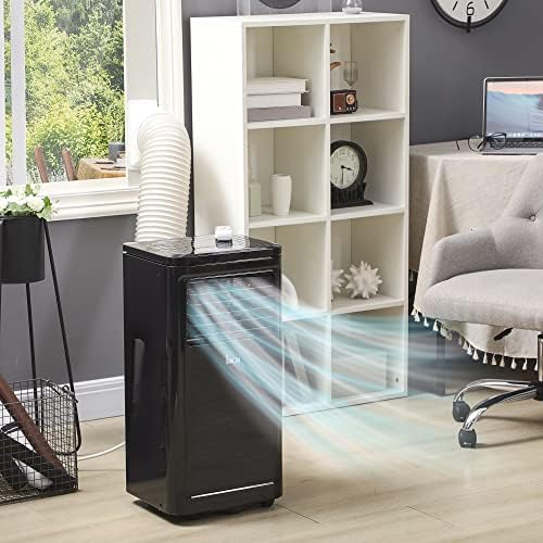 GOWE 8,000 BTU Portable Air Conditioner Evaporative Cooler, Black