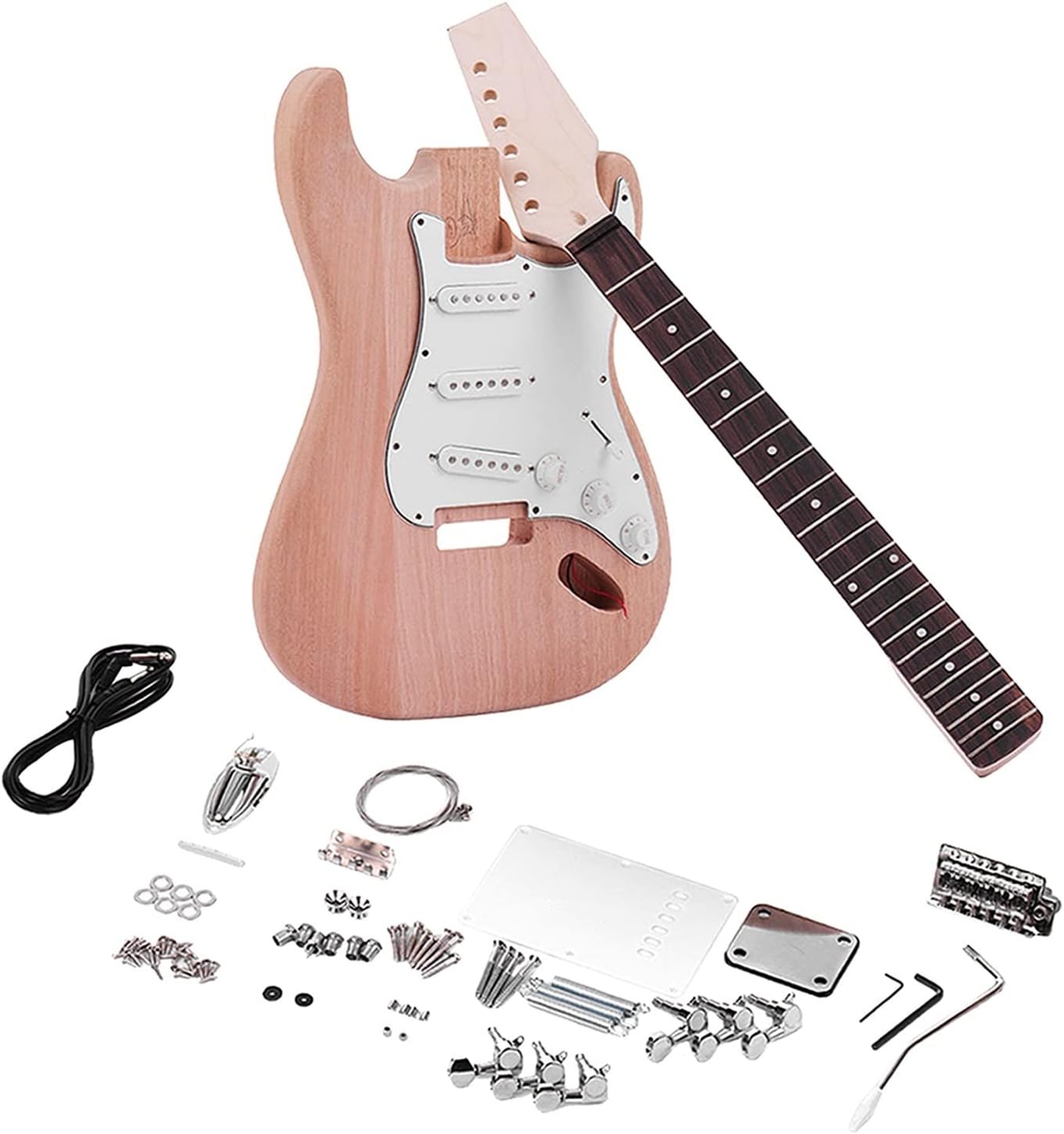 DIY Electric Guitar Kit Unfinished DIY Electric Guitar Kit for Beginner Professional Performance