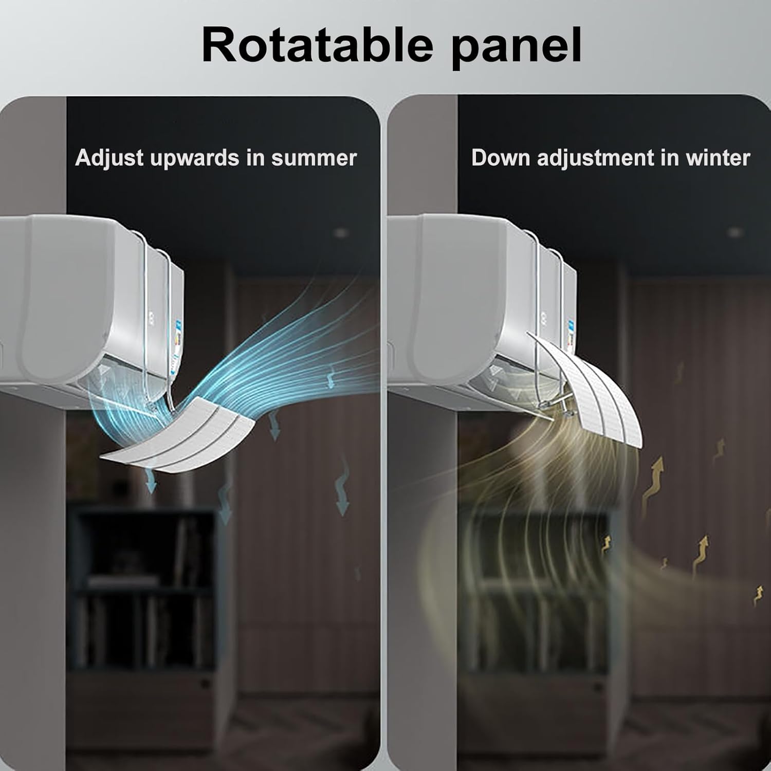 Air Conditioning Vent Deflector,Air Conditioning Windshield,Wall Mounted Air Conditioner,for Home,Bedroom