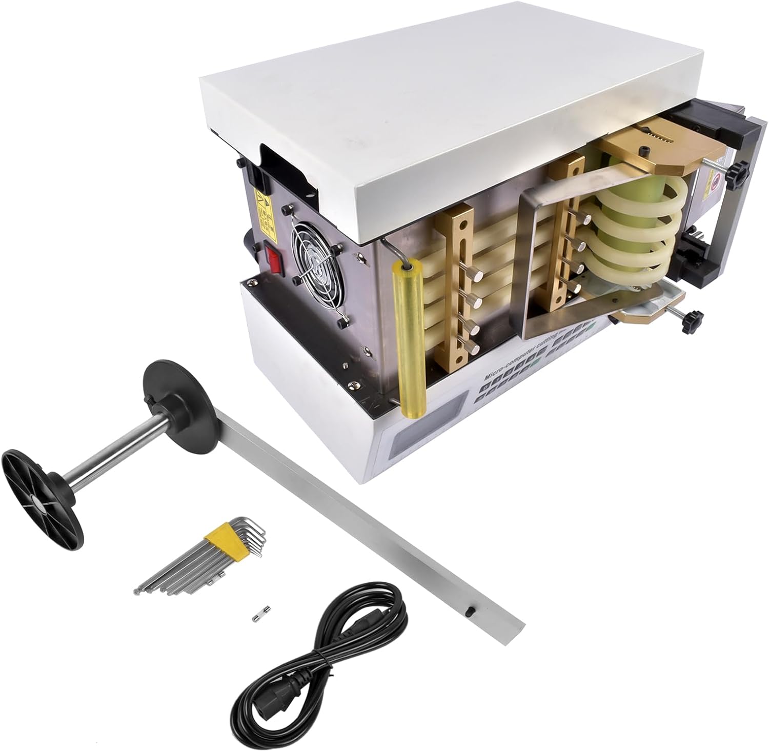 YS-100 Auto Heat-shrink Tube Cutter 110V Cable Pipe Cutting Machine, Cutting Width 0-100mm