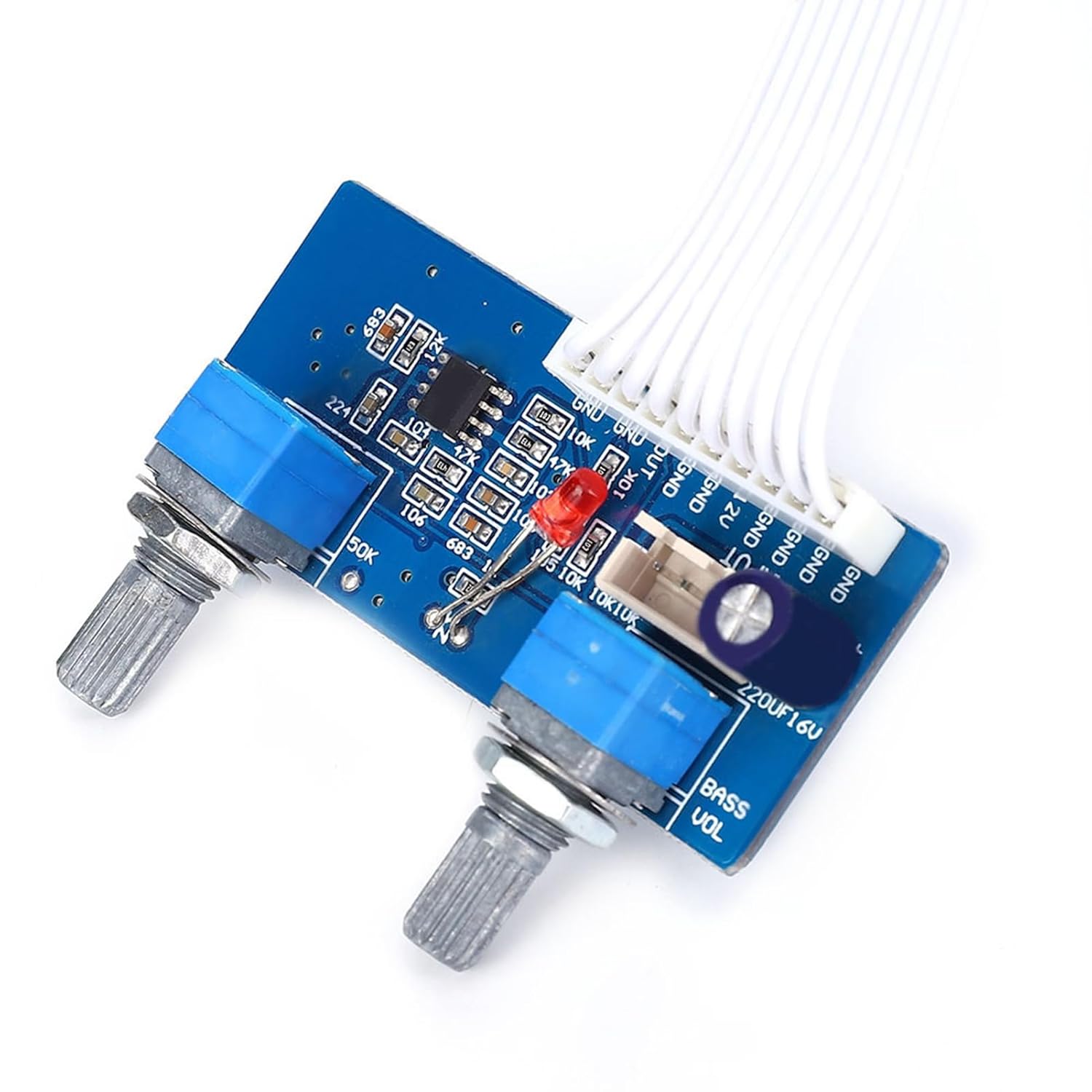 TAS5630 600W Amplifier Board, Class D Subwoofer Module with Potentiometer, Lossless HD Sound for Home Audio Car Stereo