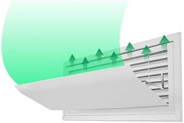 Air Conditioner Deflector Central AC Air Flow Deflector Prevent The Cold Air from Blowing Straight, Angle Adjustable, Applies to Commercial Office Public Area Home