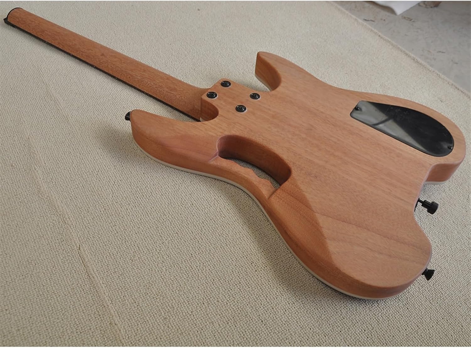 VENEKA Headless Electric Guitar Left Handed 39 Inches Headless Electric Guitar with SSH Pickup Rosewood Fretboard 24 Frets (Color : 01)