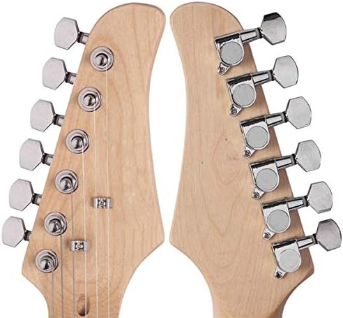 ST Stylish Electric Guitar with Black Pickguard Black