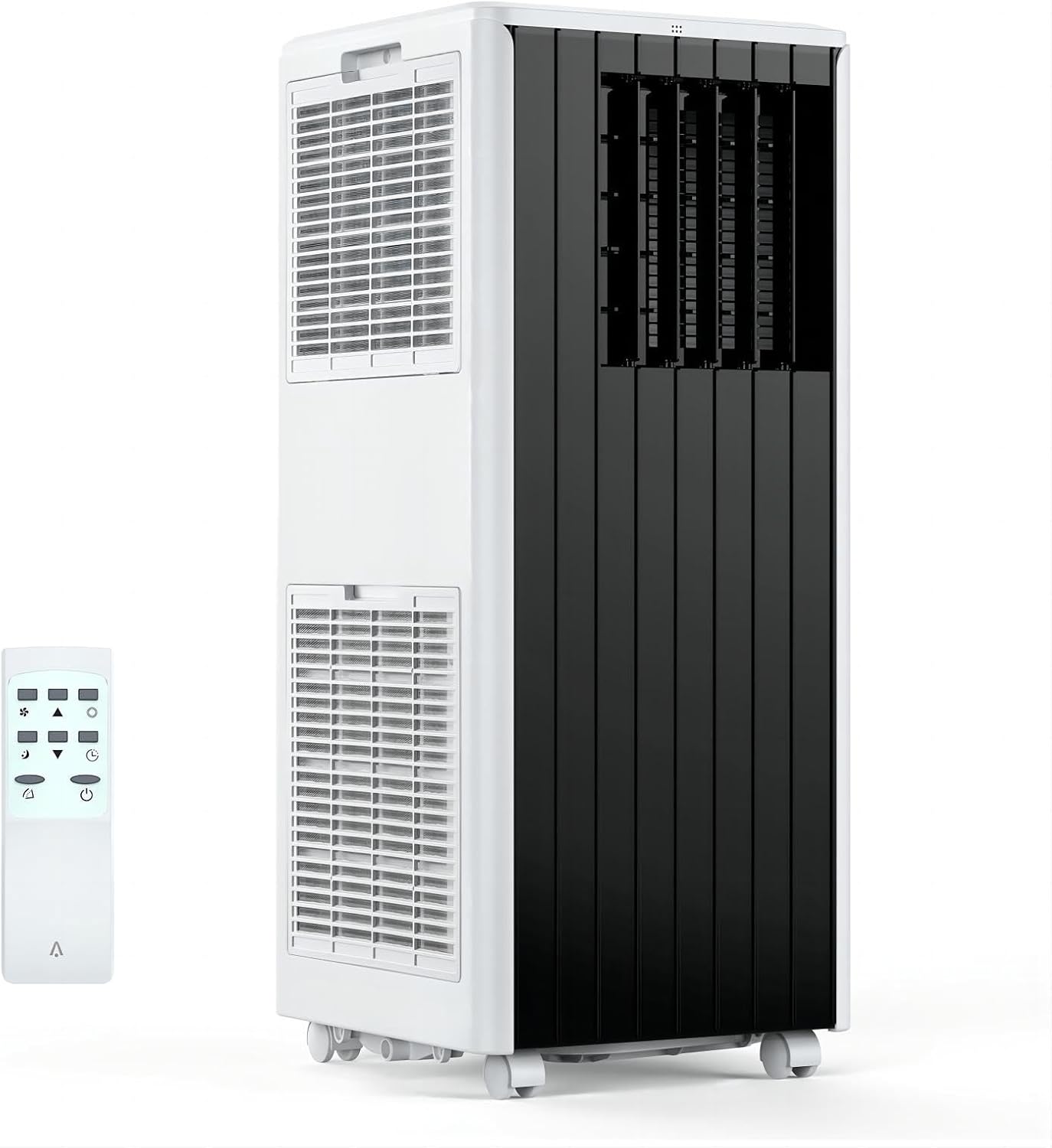 8000BTU Mobile Portable Air Conditioner, Dehumidification, Fan Functions, Temperature Range 16-31℃, Dehumidification Capacity 45L / Day, with Remote Control, Timer, White