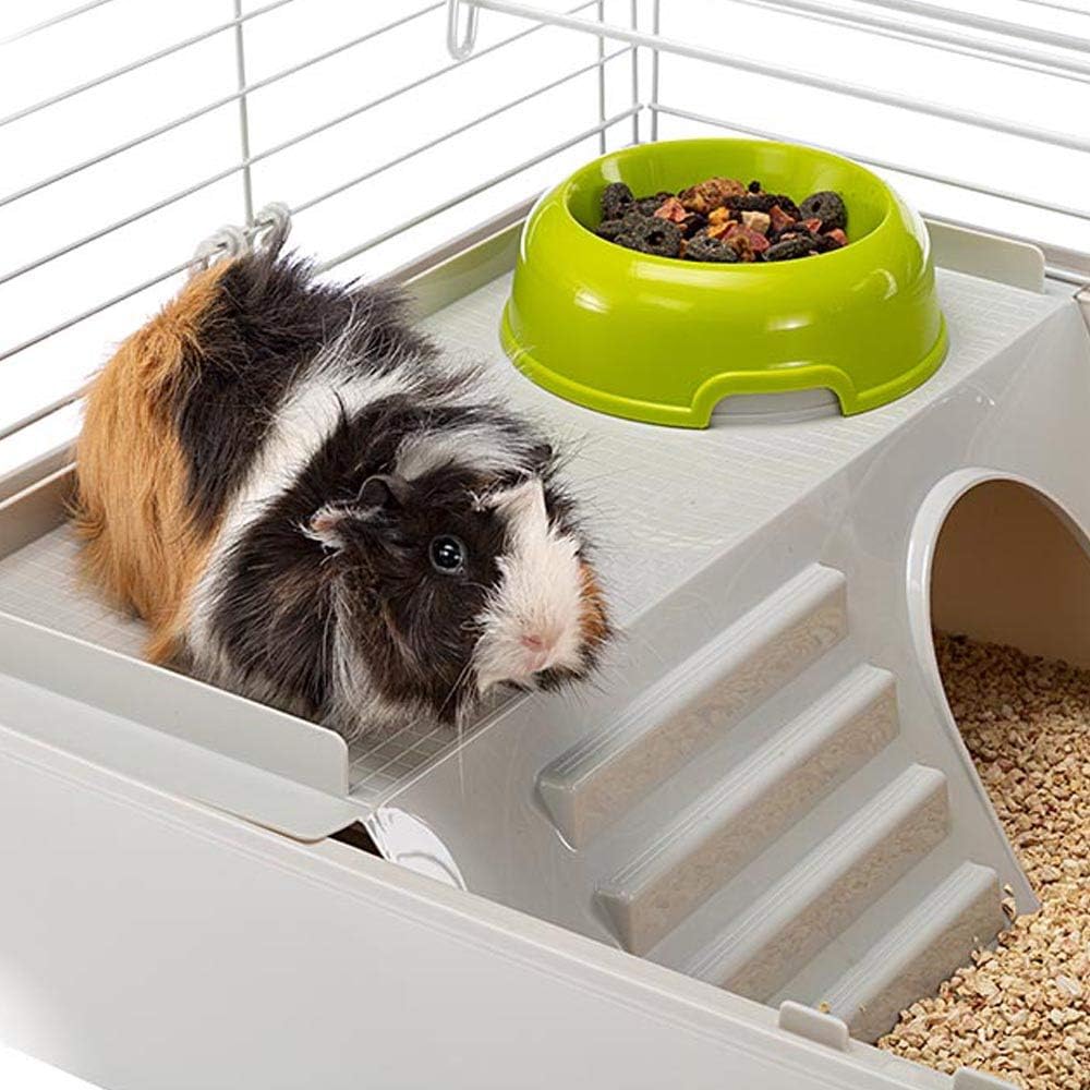 Ferplast Cavie Guinea Pig Cage & Rabbit Cage | Pet Cage Includes All Accessories to Get You Started & a 1-Year Warranty