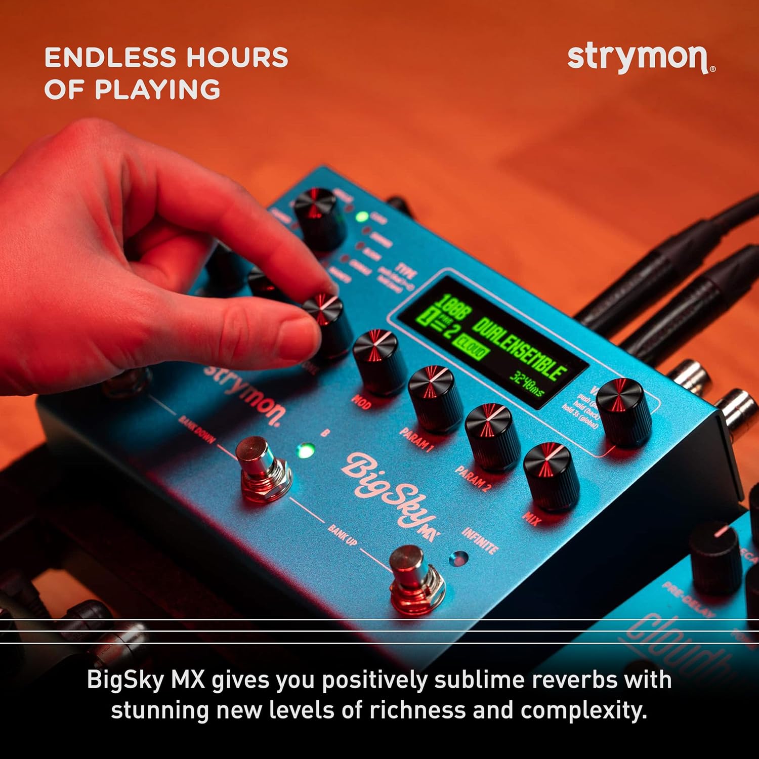 Strymon BigSky MX Reverb Workstation Guitar Effects Pedal for Electric and Acoustic Guitar, Synths, Vocals and Keyboards