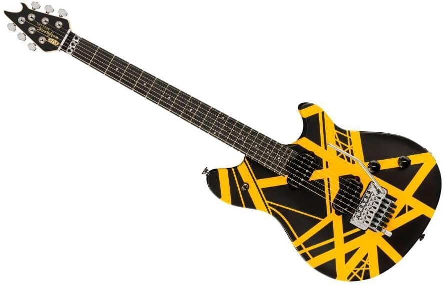 EVH Wolfgang Special Electric Guitar - Satin Striped Black/Yellow