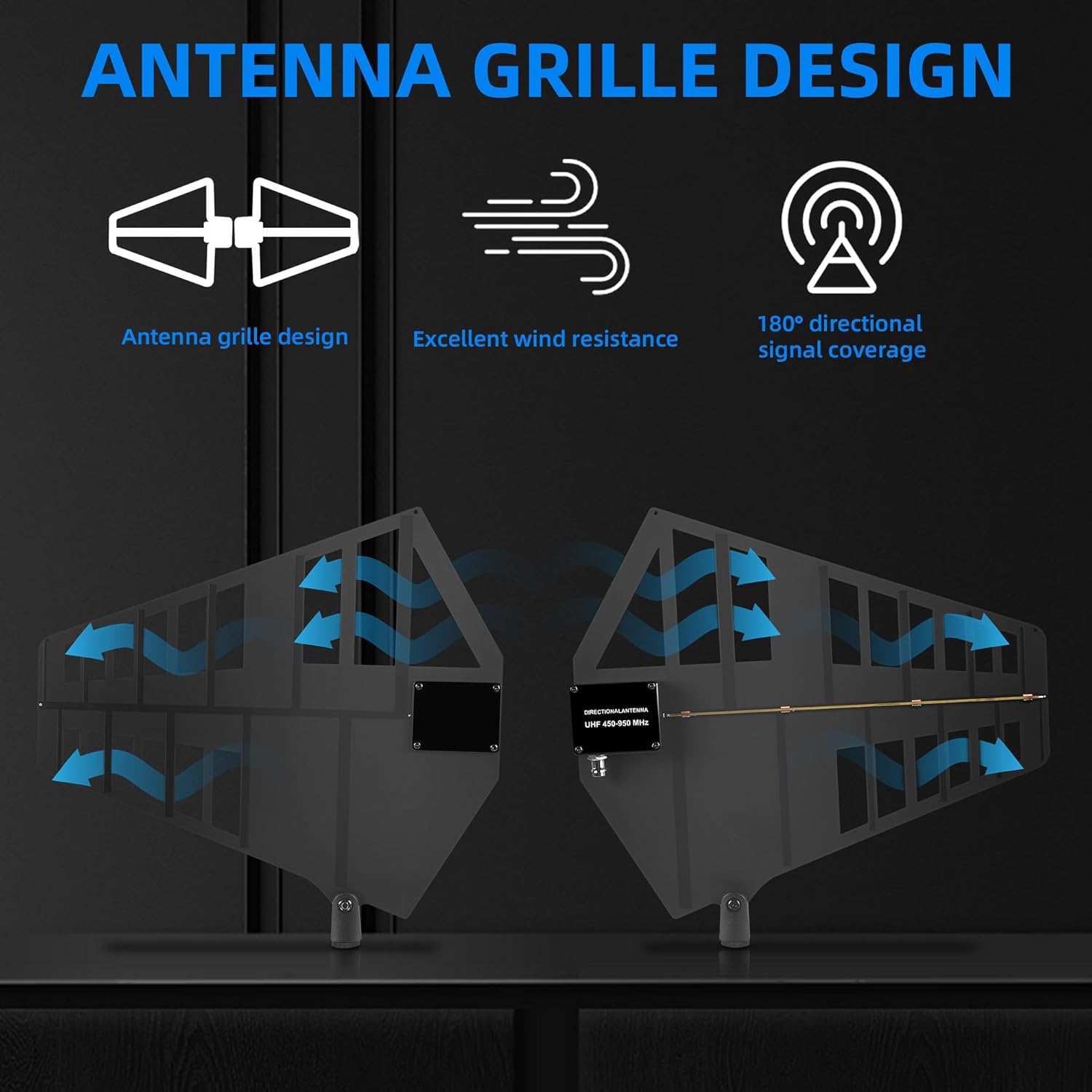 Wireless Antenna Distribution Combiner System, 18 Channels UHF Active Directional Receiver w/ 16 Outputs + 2 Cascade Ports, Microphone Signal Amplifier with Paddle for Stages, Live Shows - 984ft Range