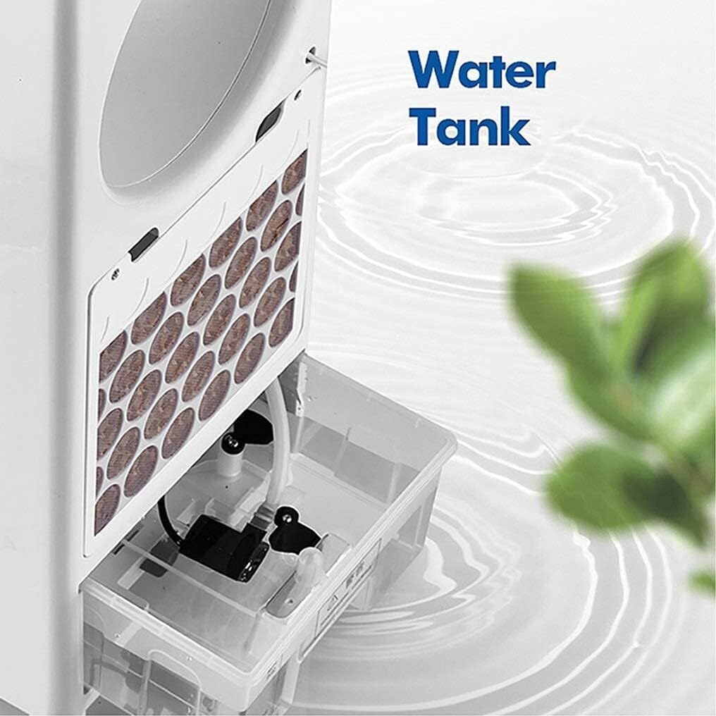 Portable Air Cooler for Home & Office, 3-in-1 Evaporative Misting Air Conditioner with Remote Control, Humidifier & Noiseless Fan, Ideal for Dorm, Room & Office