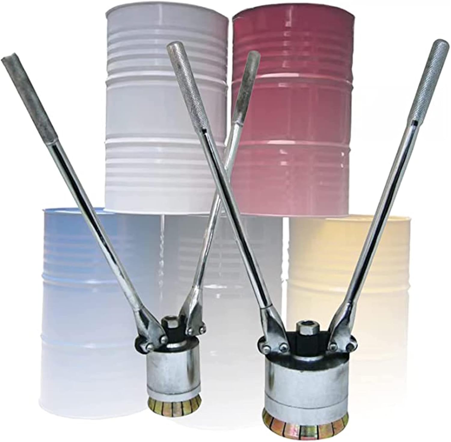 200L Oil Drum Pressure Cap Sealing Barrel Crimping Tool 35&70Mm Crimper Sealer 53 Gallon Manual Oil Barrel Sealing Machine,70Mm-70mm