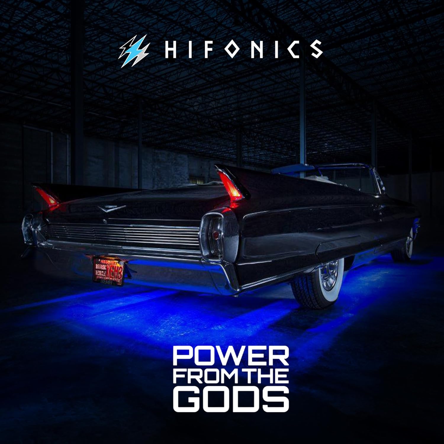 Hifonics 4 Pack Elite 10 Inch Shallow Mount Car Subwoofer, Dual 4 Ohm Voice Coil Speaker 600 Watt Peak Power Mobile Amplifier, Black/Blue