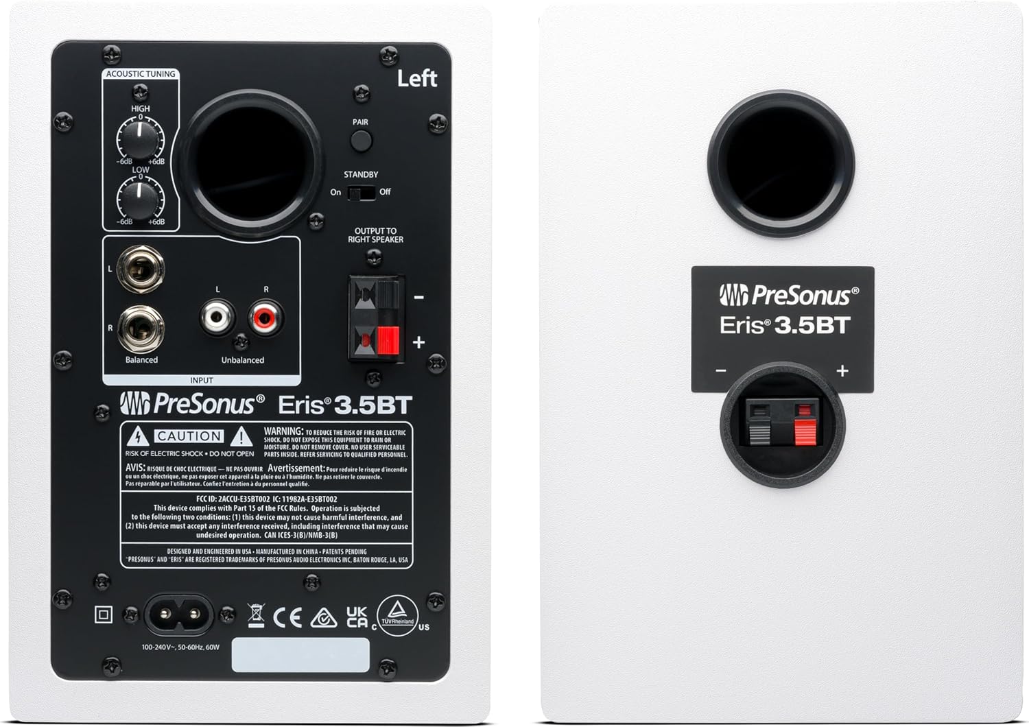 PreSonus Eris 3.5BT Studio Monitors, Pair — 3.5