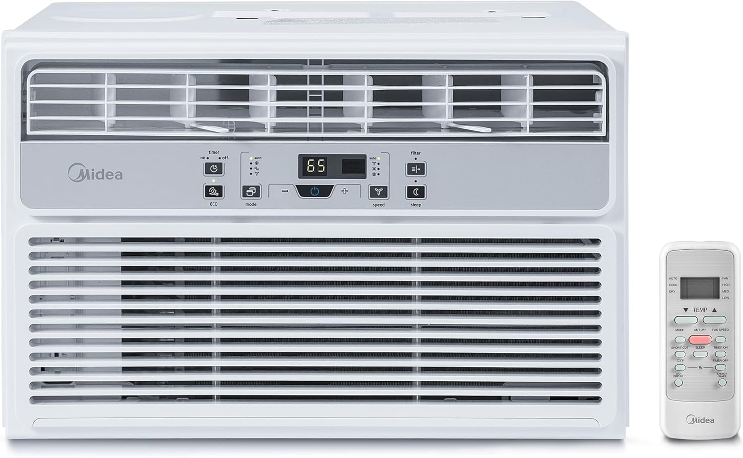 Midea 12,000 BTU EasyCool Window Air Conditioner, Dehumidifier and Fan - Cool, Circulate and Dehumidify up to 550 Sq. Ft., Reusable Filter, Remote Control