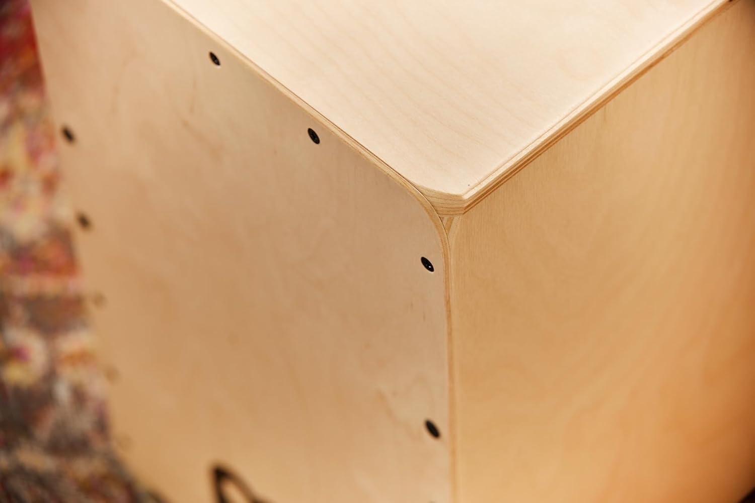 Pickup Snare Cajon Box Drum with Electronics for Amp or PA System — NOT MADE IN CHINA — Play with Your Hands, Baltic Birch, 2-YEAR WARRANTY