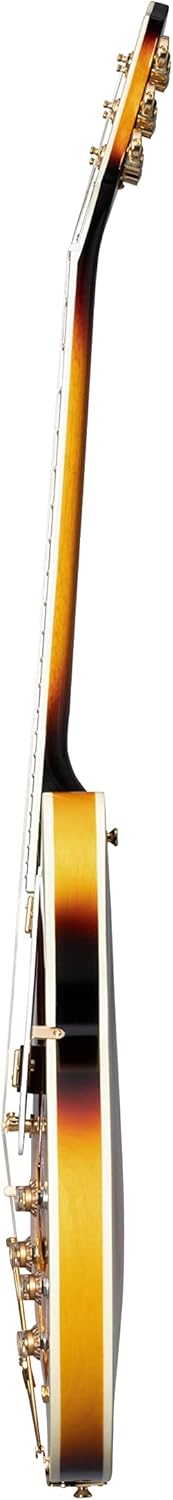 Epiphone Sheraton Semi Hollow Body, Vintage Sunburst and Gold Hardware with Gig Bag