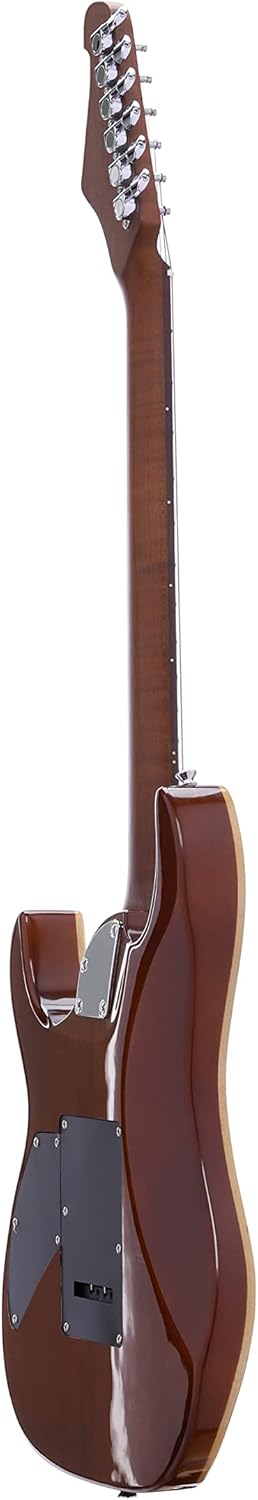 IYV- IS-400-HSH Solid Body with Flame Maple, H-S-H Pickup, Natural