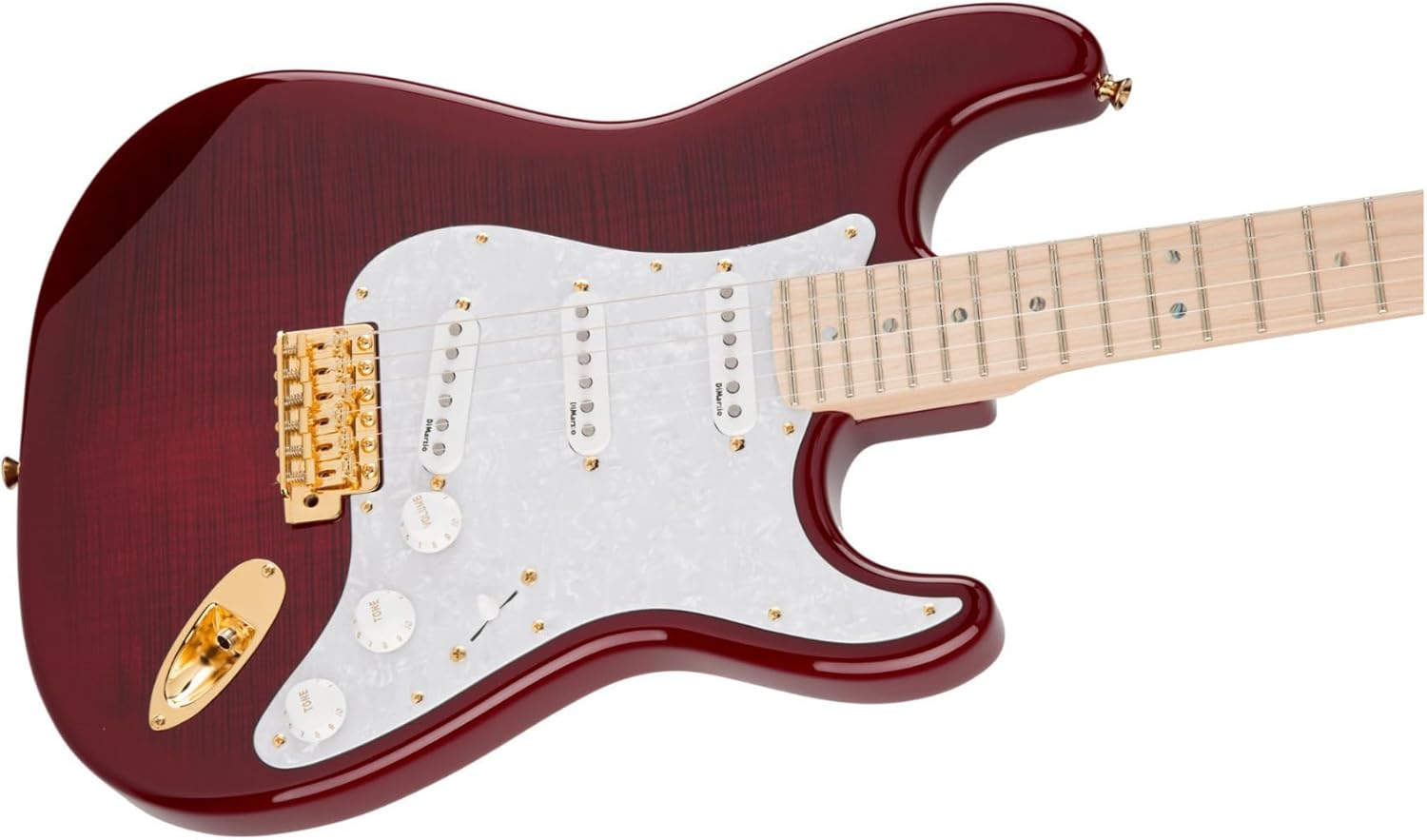 Fender Richie Kotzen Stratocaster Electric Guitar - Transparent Red Burst