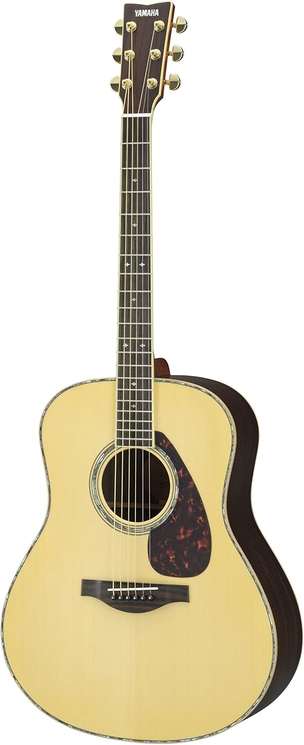 Yamaha L-Series LL16RD Solid Rosewood Acoustic-Electric Guitar w/ Case - Natural, Abalone Inlay