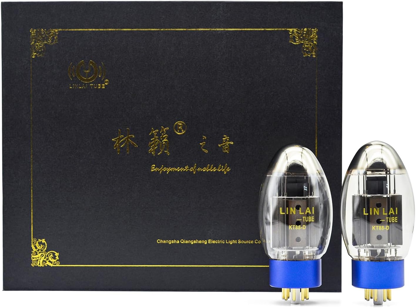 LINLAI Tube 1 Pair KT88 Free Matching Vacuum Hifi Valve Electronic Tube for Class Pairing Audio Amplifier Replaced 42W Power Amplication(2pcs in a pack) (KT88-D)