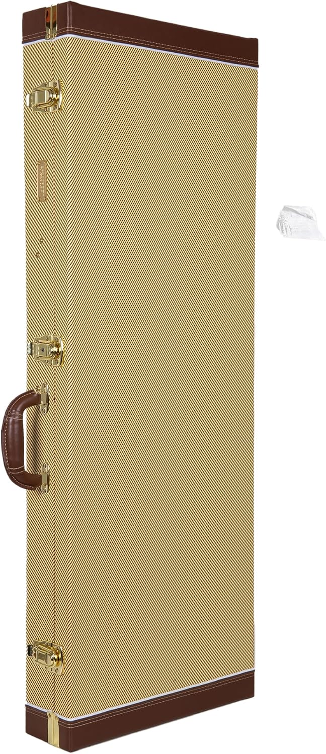 Crossrock PRS SE Hollowbody Electric Guitar Case, Rectangular, Vinyl Tweed (CRW620PRSHBTW-R)