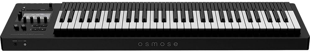 EXPRESSIVE E Osmose 61-Key Synthesizer and MPE Controller Bundle with Auray KSCL-2X Double-X Keyboard Stand, Auray PBS-17 X-Style Piano Bench, Auray FP-P1L Sustain Pedal and Kaces KKC-MD Dust Cover