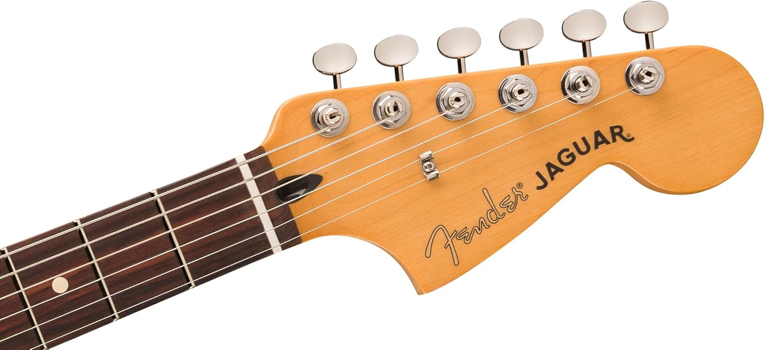 Fender Player II Jaguar - Aquatone Blue Bundle with Gig Bag, Strap, Cable, 3-Pack Picks and Guitar Cleaning Kit