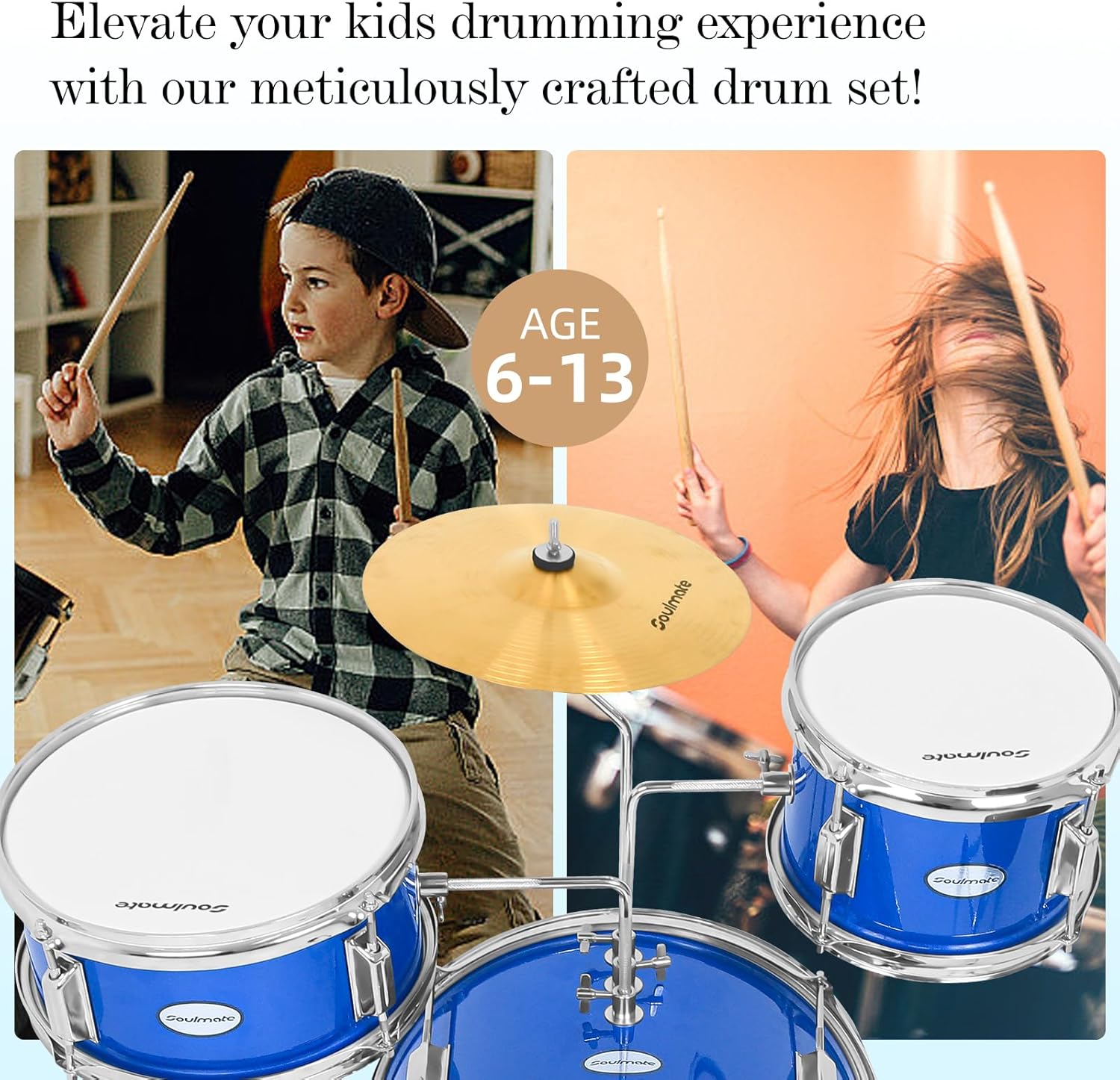 Soulmate Kids Drum Set – 14