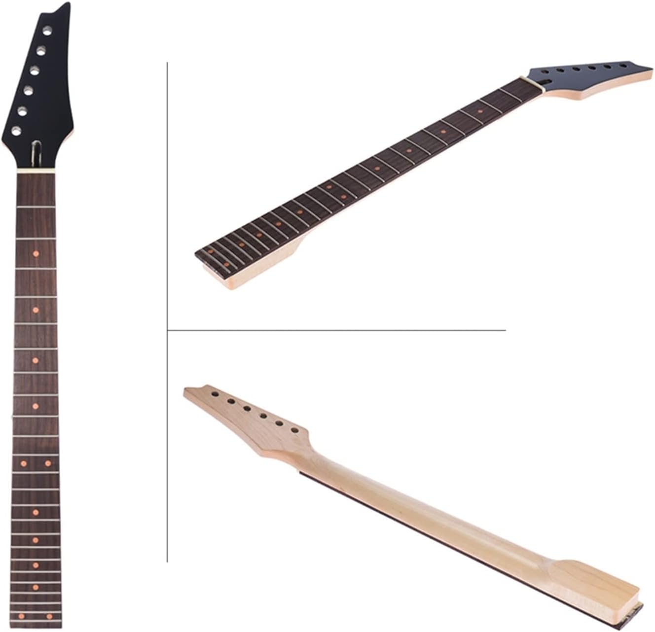 24 Frets Guitar Neck Maple Mahogany Rosewood Fingerboard for Lp Electric Guitar Replacement Guitar ​Neck Replacement (Color : Type A-1)