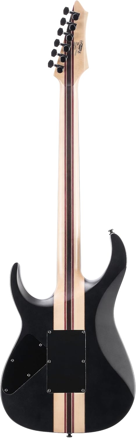 Cort X Series 500 Menace Electric Guitar, Black Satin Finish