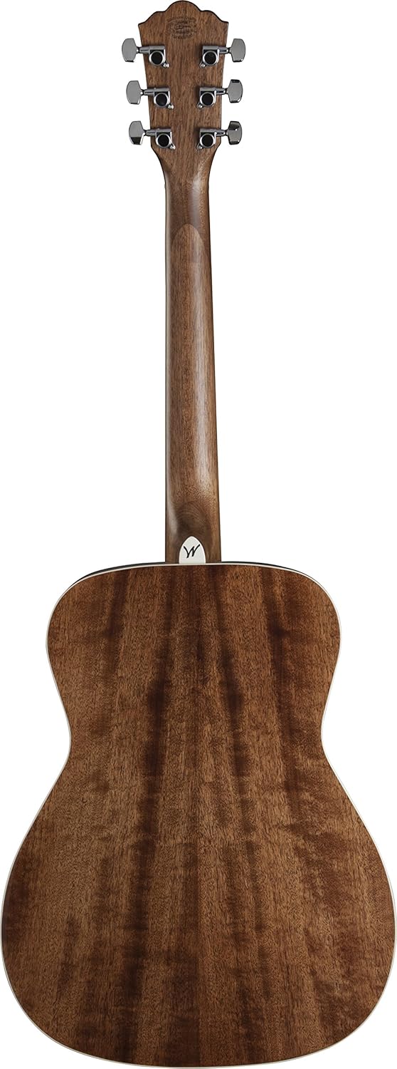 Washburn Heritage 10 Series HF11S Folk Acoustic Guitar with Solid Western Red Cedar Top, Mahogany Back and Sides, 20 Frets, Satin Mahogany Neck, Rosewood Fretboard, UV Cured Gloss Polyester, Natural
