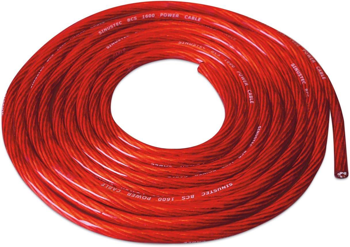 BCS-1600 16 mm Car Amplifier Cable Set (4 Channels, 12V, Part No. 14000)