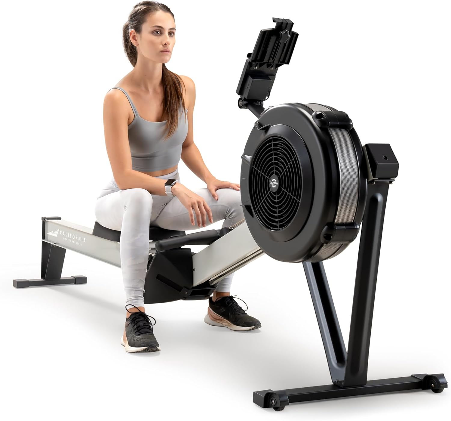 Marcy Air Resistance Rowing Machine with Transport Wheels