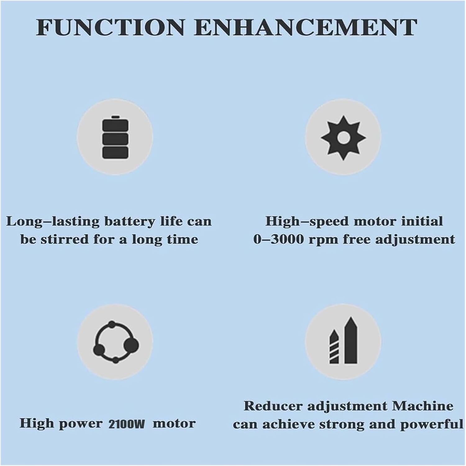 Agitator,2100w Electric Tank Mixer Machine,Commercial 1 Ton Paint Stirring Machine with Support Hanger,Speed Adjustment from 0~800 RPM