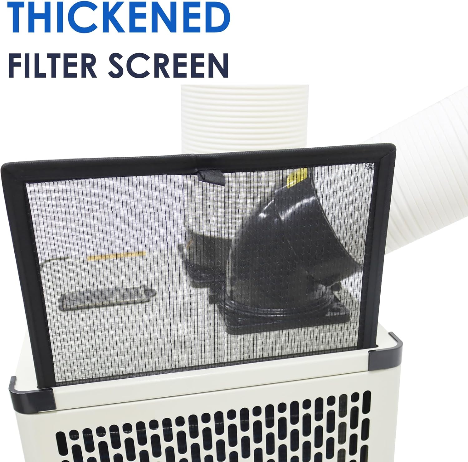 Portable Air Conditioner 9180 BTU Industrial Spot Cooler Air Conditioner 350-450m³/h Mobile Outdoor Indoor Cooling Aircon Louver Type 110V 1000W