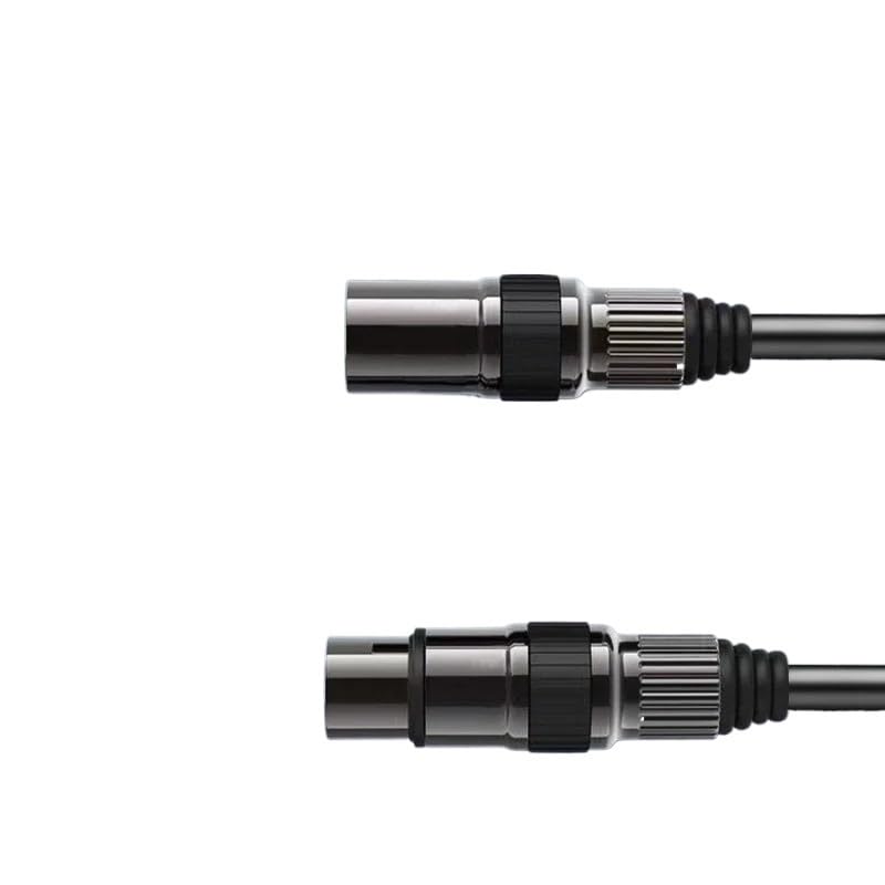XLR Microphone Cables 3-pin XLR Male to Female Balanced Mic Patch Cord for Mixer Amplifier Record Etc(1m)