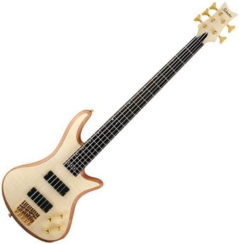 Schecter Stiletto Custom-5 Electric Bass (5 String, Natural Satin)