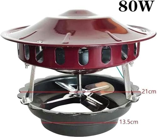 Chimney Fan - High-Efficiency Fireplace Exhaust Fan, Smoke Evacuator & Draft Inducer for Optimal Airflow & Enhanced Heating Performance