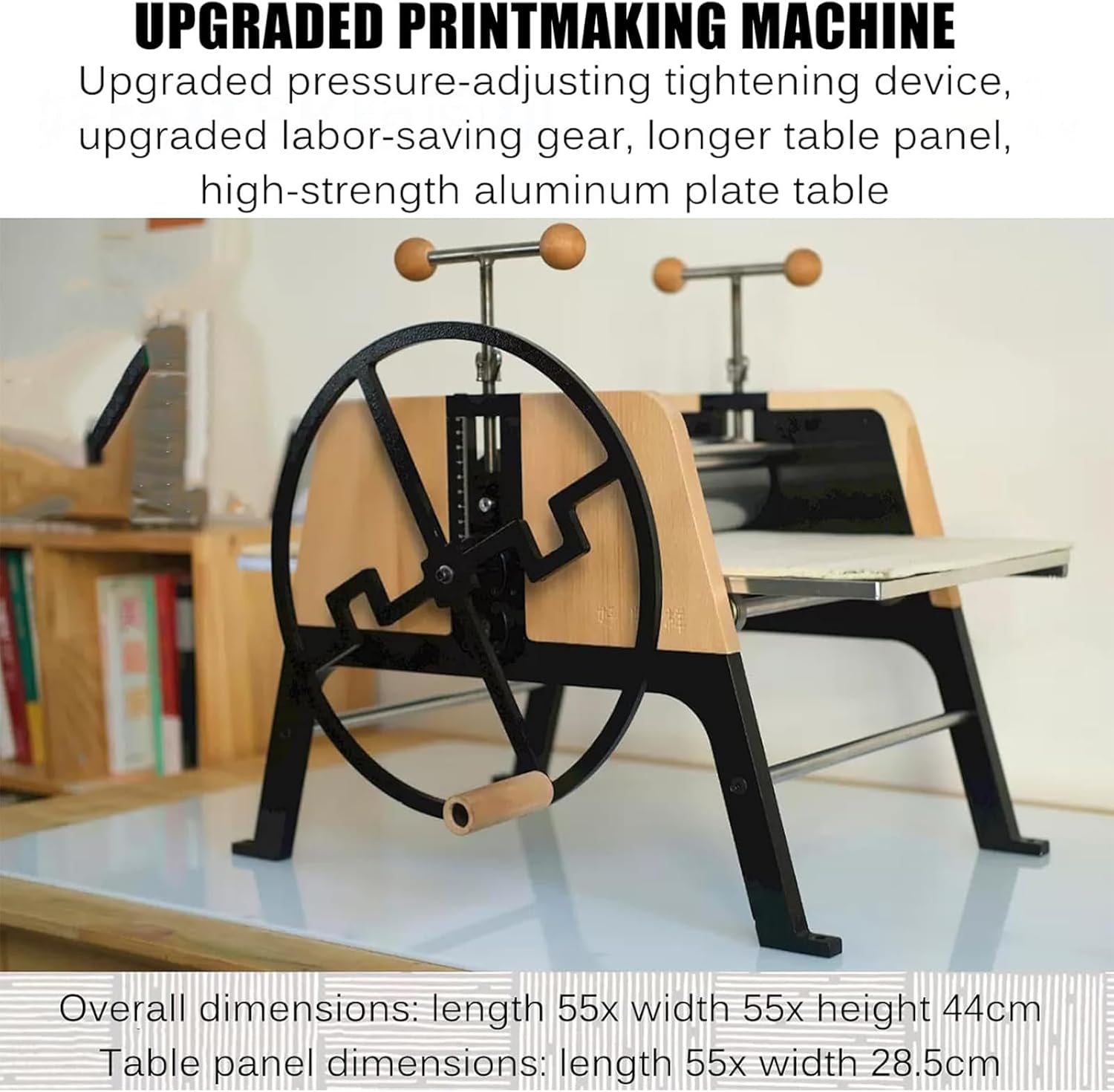 Desktop Printing Plate Making Machine, Drum Diameter 5Cm, Drum Length 28.5Cm, Desktop 55 * 28.5Cm, Suitable for Paper, Wood, Copperplate Engraving Production