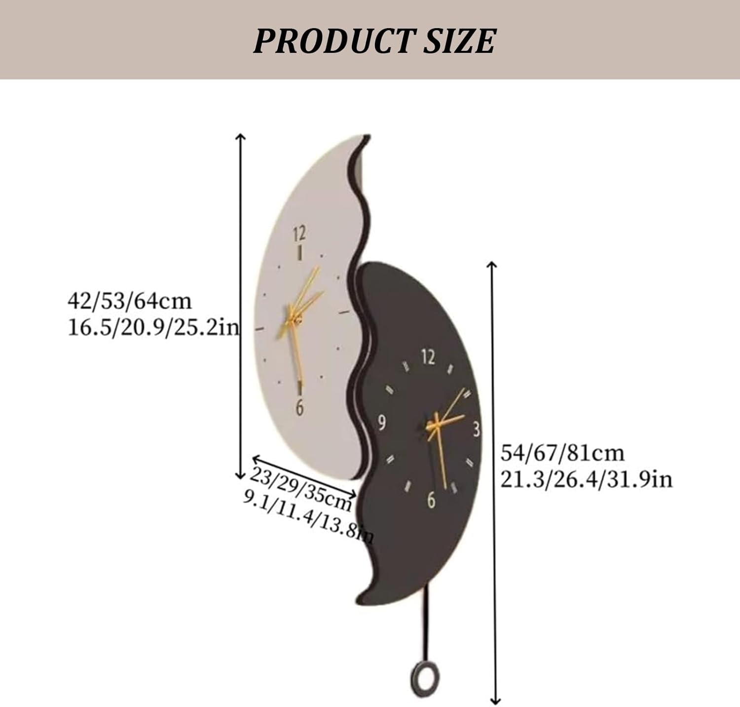 Double-Sided Corner Wall Clock with LED Light,Battery Operated Decorative Wall Clock,Modern Large Digital Wall Mount Clock for Living Room Bedroom Office(20.9