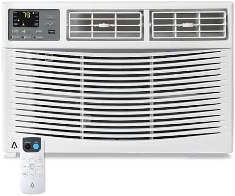 8000 BTU Window Air Conditioner， Cools Up to 350 Sq. Ft, 3 Cooling & Fan Speeds, Energy Efficient, Perfect for Bedroom, Living Room, Home Office